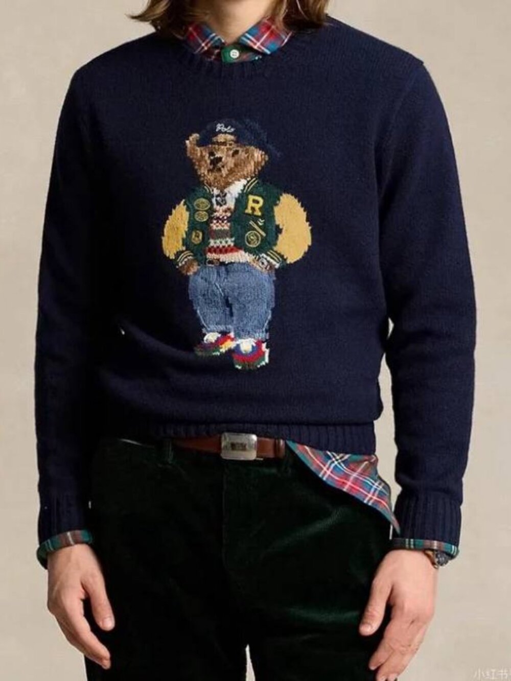 Polo Ralph Lauren Iconic Bear Graphic Knit Sweater